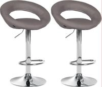 CLP Olinda Stoff (Set, 2 St., 2er), h&ouml;henverstellbar und drehbar