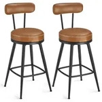 VASAGLE Barhocker (Set, 2er), EKHO Kollektion - 360&deg; drehbarer Barhocker, 2er...