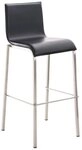CLP Barhocker Avola Kunstleder flach E78 (1 St), Edelstahlgestell