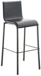 CLP Barhocker Avola Kunstleder flach B78 (1 St), Metallgestell schwarz
