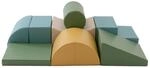 IGLUSoftplay IGLU SET 33 Adventurer - Beige/Gr&uuml;n/Pastell Schaumstoff-Bausteine