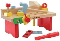 Vedes Spiel SpielMaus Holz Werkbank 15 teilig, 29 x 14 x 13 cm