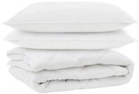 vidaXL Ganzjahresbettdecke + Kopfkissen, Ganzjahresbettdecke mit Kissen 3 pcs...