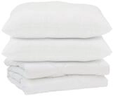 vidaXL Bett Bettdecke mit Kissen 3 pcs Wei&szlig; Mikrofaser (3-tlg)