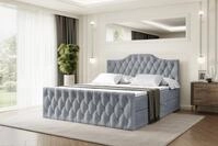 ALTDECOR Boxbett VILA-1-Z (Multipocket-Matratze H4, H3 Matratze Bonellfederung,