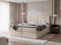 MIRJAN24 Boxspringbett Luanda Boucle (mit zwei Bettk&auml;sten f&uuml;r die...