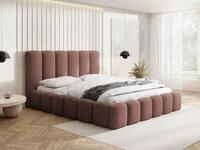 WFL GROUP Polsterbett Serenity mit Bettkasten und Lattenrost, Bettgestell, ohne