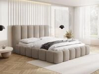 WFL GROUP Polsterbett Serenity mit Bettkasten und Lattenrost, Bettgestell, ohne