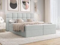 MIRJAN24 Boxspringbett Softi 2 Boucle (zwei Bettk&auml;sten f&uuml;r die Bettw&auml;sche),