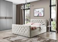Fun M&ouml;bel Boxbett Schlafzimmerbett EIVOR Stoff Magic Velvet &Uuml;berl&auml;nge (220cm)