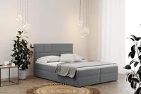 Kaiser M&ouml;bel Boxspringbett mit bettkasten matratze BALI stoff Mat Velvet,