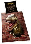 Herding Wendebettw&auml;sche 135x200cm 3D Dino Jurassic, Renforc&eacute;, 2 teilig, Wendeoptik