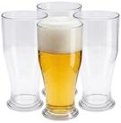 Spetebo Gl&auml;ser-Set Mehrweg Kunstsoff Camping Tringef&auml;&szlig;, 4-tlg., Kunststoff,