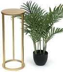 DanDiBo Blumenhocker Metall Gold Rund 50-70 cm Blumenst&auml;nder 96510