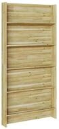 vidaXL Blumentopf Pflanzenregale Braun 90 x 15 x 180 cm Impr&auml;gniertes...