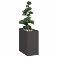 vidaXL Hochbeet 40 x 80 x 80 cm Pflanzk&uuml;bel Schwarz 40x80x80 cm Stahl