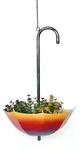 DanDiBo Blumenampel Metall H&auml;ngeampel mit Topf Innen Au&szlig;en Regenschirm 29258...