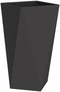 vidaXL Blumentopf Pflanzk&uuml;bel Schwarz 40 x 40 x 75 cm Stahl (1 St)