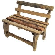 Spetebo Blumenbank Holz Deko Blumenbank - 32 x 27 cm (St&uuml;ck, 1 St., Blumenbank...