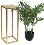 DanDiBo Blumenhocker Metall Gold Eckig 50-70 cm Blumenst&auml;nder 96506