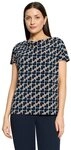 Betty Barclay Kurzarmshirt Damen mit Wasserfallausschnitt (1-tlg)