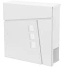 MCW Wandbriefkasten MCW-B29, Front mit 3 Sichtfenstern, Mit Zeitungsfach, Inkl....
