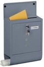 relaxdays Briefkasten mit Zeitungsfach (1-St), Anthrazit
