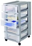 Jelenia Plast Aufbewahrungsbox Jelenia Plast Rollcontainer 5 Schubladen