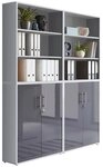 BMG M&ouml;bel Aktenschrank Office Edition 11 (Schrankwand Set, 4tlg)...