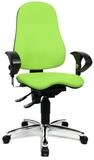 TOPSTAR Drehstuhl Drehstuhl Sitness 10 - apfelgr&uuml;n Universalrollen.