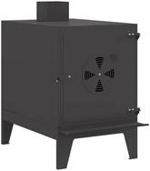 vidaXL Feuerstelle Campingkocher Schwarz 35 x 50 x 60 cm Kaltgewalzter Stahl,...