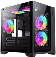 GAMEMAX Gaming-Geh&auml;use Infinity Mini BK, Mini-Tower, USB/Audio, 1x USB3.0, 2x