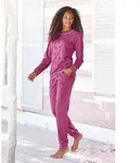Vivance Dreams by Lascana Pyjama (Set, 2 tlg) mit Sternedruck rot 44/46