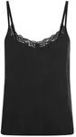 LASCANA Pyjamaoberteil (1-teilig) mit Spitze am V-Ausschnitt schwarz 40/42