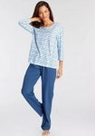 Vivance Dreams by Lascana Pyjama (Set, 2 tlg) mit gestreiftem Oberteil