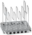 Mahlzeit Sous-Vide Garer Sous Vide Gitter aus Edelstahl, inkl. 6 Halterungen,