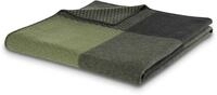 Wohndecke Plaid Frame green, Biederlack, exquisite Kuscheldecke aus reiner