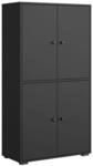 MIRJAN24 Schuhschrank Dino 020 (mit vier Dreht&uuml;ren) 70x33x131 cm