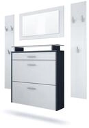 Vladon Garderoben-Set Malea, (Garderobenset bestehend aus 1 H&auml;ngeschuhschrank,...