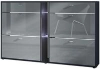 Vladon Schuhschrank Today (Schuhkipper f&uuml;r 24 Paar Schuhe mit 4 Klappen, 2