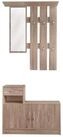 HTI-Line Garderoben-Set Garderobe Thekla, (Set, 2-St., 1x Garderobenpaneel und...