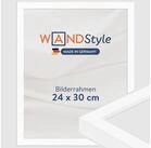 WANDStyle Bilderrahmen H950, Wei&szlig;er Bilderrahmen 24x30 Holz, Moderner...