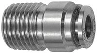 RIEGLER Schnellkupplung Riegler Gerade Steckverschr., rund, R 1/8 a., Schlauch...