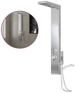 vidaXL Duscharmatur 15 x 47 x 114 cm Duschpaneel-System Edelstahl Quadratisch