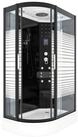 AcquaVapore Komplettdusche Duschkabine Dusche D30-73M0L Schwarz 120x80,