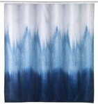 WENKO Duschvorhang Alara Breite 180 cm, H&ouml;he 200 cm, Batik-Optik