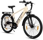 HILAND E-Bike 26" E-Mountainbike mit Shimano-Schaltung, Gep&auml;cktr&auml;ger & Nabenmotor,