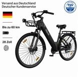 PIXAR E-Bike Pedelec 28 Zoll Citybike 36V 13Ah Akku 250W Motor bis 25 kmh Shimano, 7