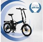 smartEC E-Bike Klapprad 20 Zoll E-Faltrad Camp-20H Pedelec Schwarz smartEC, 7 Gang
