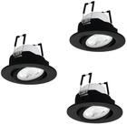 EGLO LED Einbauleuchte Saliceto-z, Leuchtmittel inklusive, 3er-Set LED